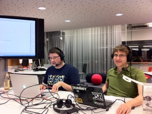 RadioTux Felix und Sven Felix und Sven bei der Aufnahme von RadioTuxTalk